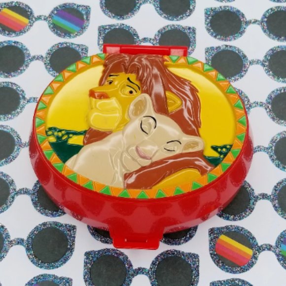 1996 Disney's The Lion King Bluebird Compact Playset With 2 Figures Vintage - Picture 1 of 10